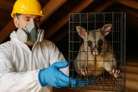 Licensed technician removing a possum from a Sydney roof